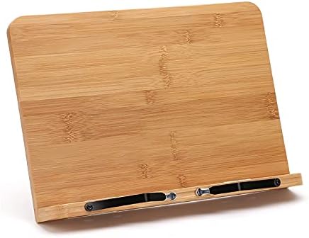 Yuidaaavzz Adjustable Book Stand for Kitchen and Office 1