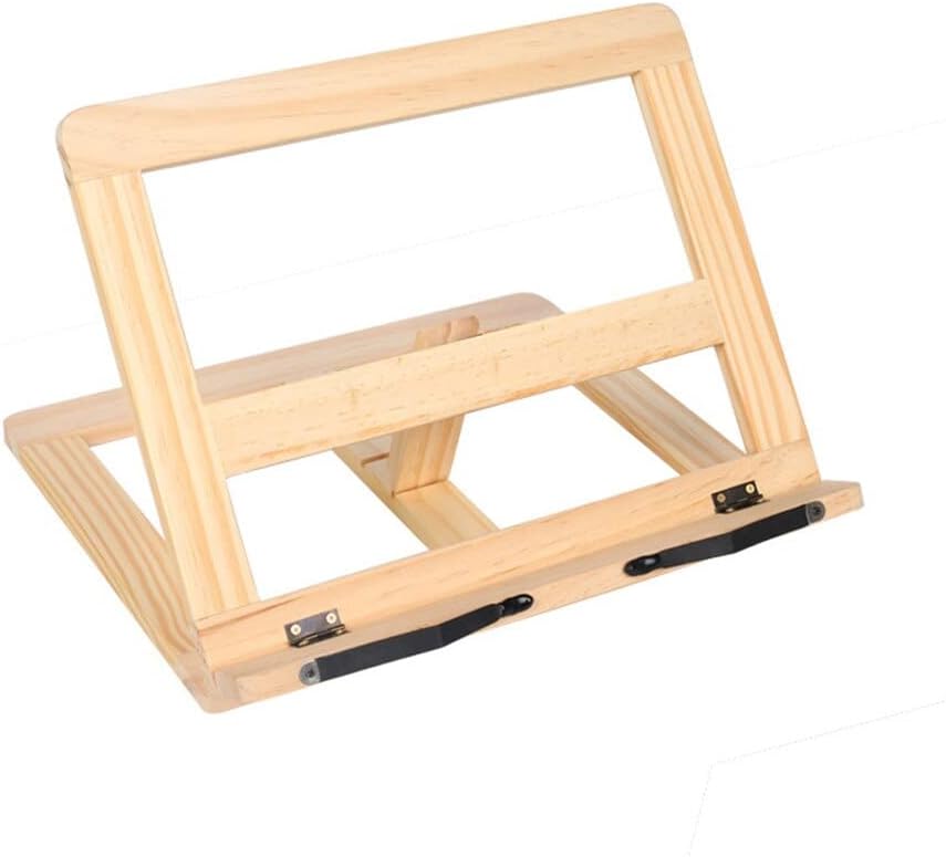Yuidaaavzz Adjustable Foldable Cookbook Stand