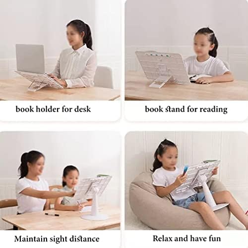Adjustable Book Stand with 4 Gear Angles for Reading and Cooking
