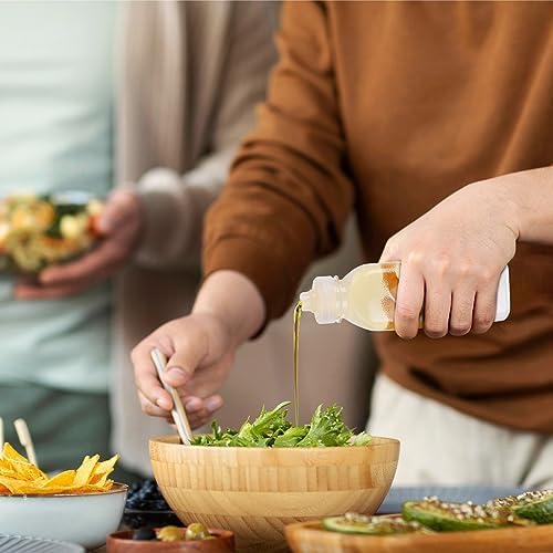 Mozeat Lens 10oz Condiment Squeeze Bottles 2 Pack