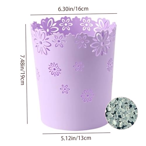 63 Inch Compact Wastebasket for Small Spaces