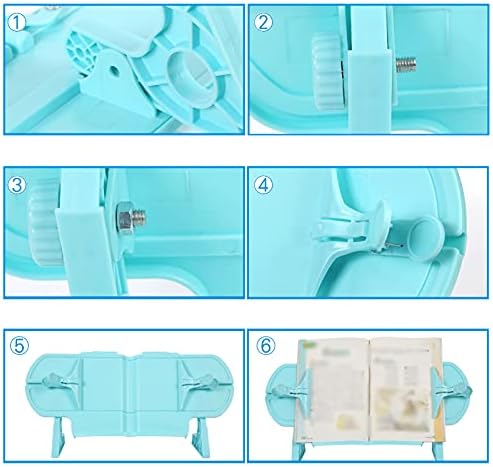 Yuidaaavzz Adjustable Book Stand Holder for Reading 1