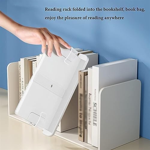 Yuidaaavzz Adjustable Cookbook Stand with Paper Clips