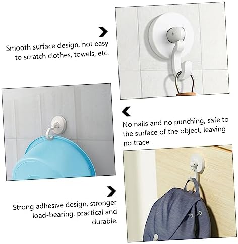 3pcs Home Hooks Removable Wall Hooks for Towels and Kitchen Items