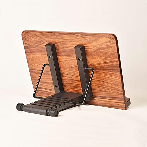 Yuidaaavzz Adjustable Book Stand for Reading Cookbooks Tablets and Textbooks