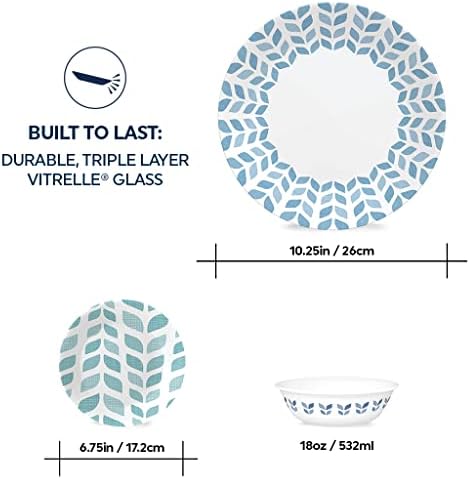 Corelle Global Collection Vitrelle 18-Piece Dinnerware Set 1