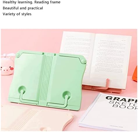 Yuidaaavzz Adjustable Kitchen Book Stand - Orange