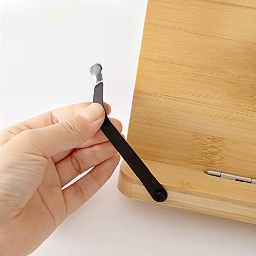 Adjustable Book Stand with Foldable Tray for Kitchen and Office 1