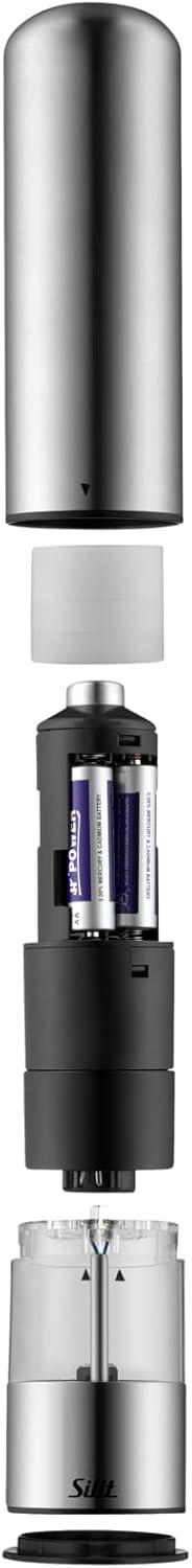 Silit Electric Mill Set of 2 - 23 cm Salt Pepper Mill