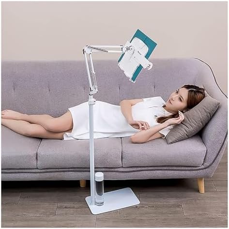 Adjustable Floor Stand for Tablet Book and Phone
