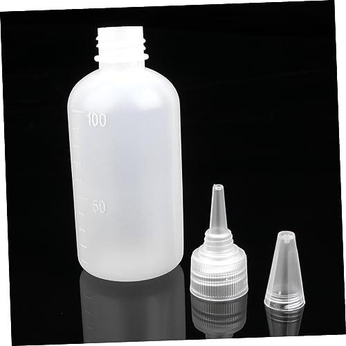Ipetboom 20 Pcs White HDPE Condiment Squeeze Bottles