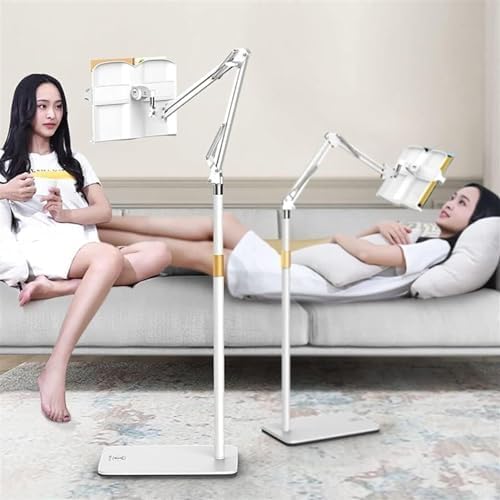 Adjustable Height Floor Stand for Tablets and Books