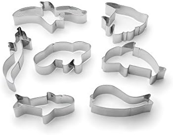 Fox Run Marine Life Cookie Cutters Set - Metallic