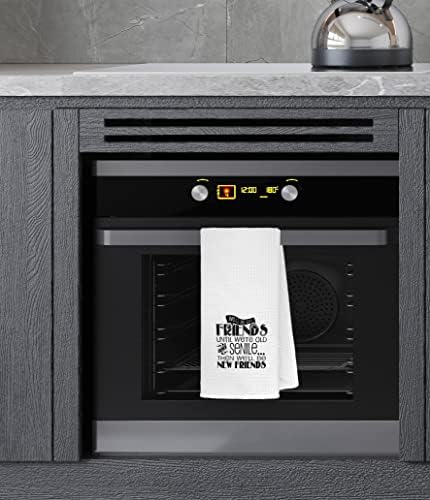 Well Be Old Friends Kitchen Towels 24x16 Inches