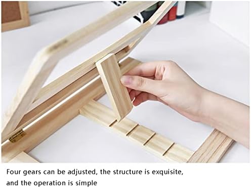 Yuidaaavzz Adjustable Cookbook Holder Book Stand