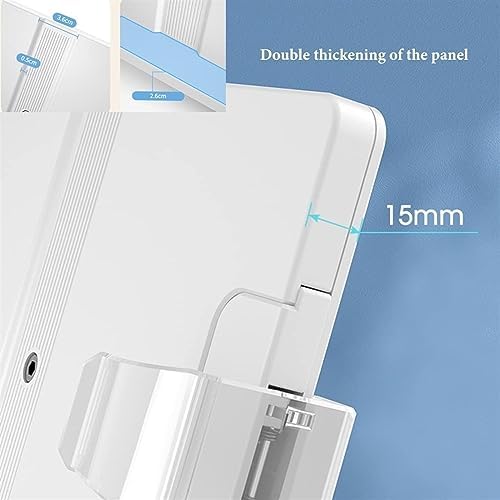 Yuidaaavzz Adjustable Cookbook Stand with Paper Clips
