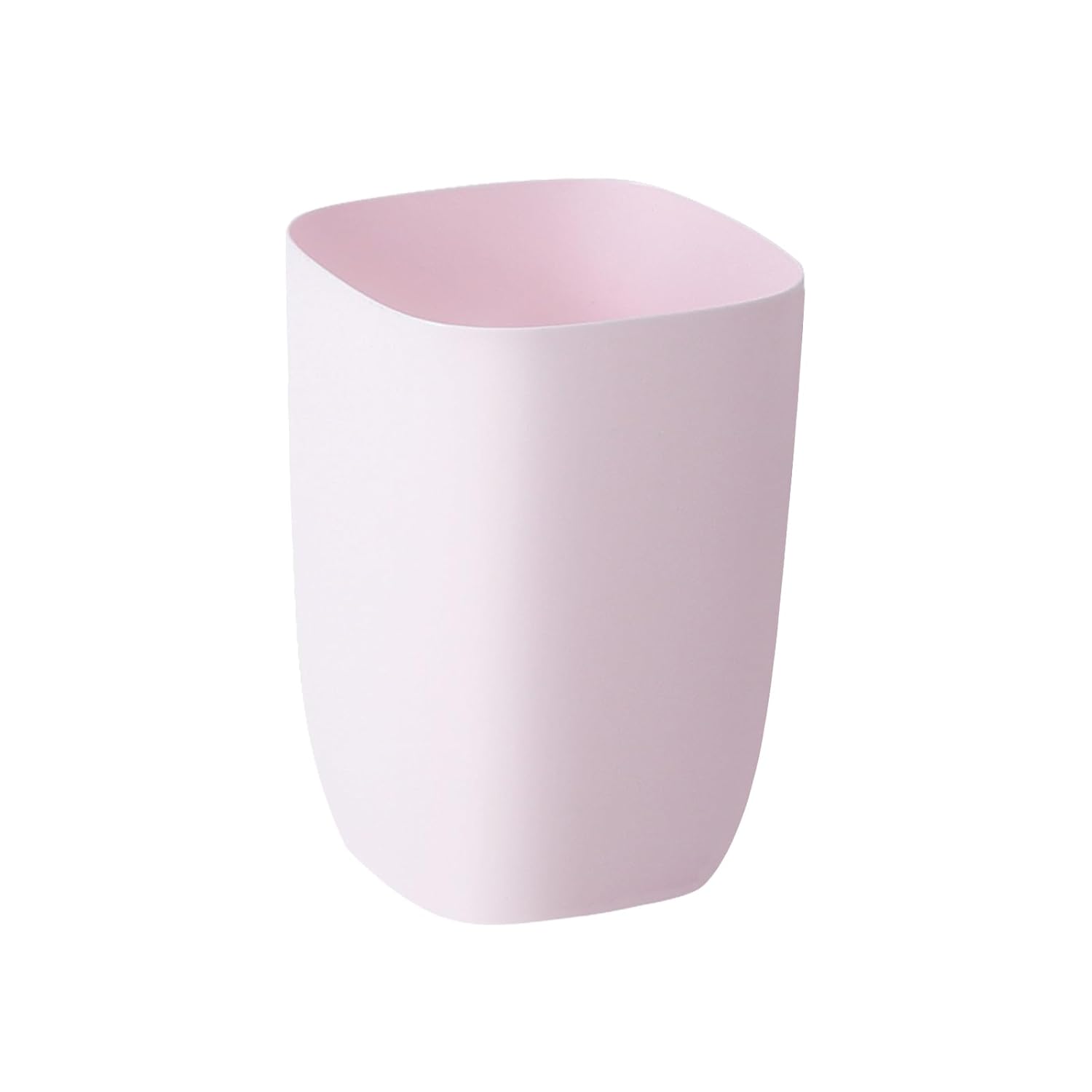 Bathroom Trash Can 7L Slim Cute Pink Plastic Waste Basket