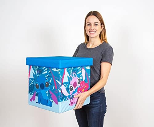 Disney Lilo Stitch Storage Bins Set of 2 with Lids