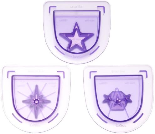 Wilton Cutting Insert Layered Stars 3pc Purple Set