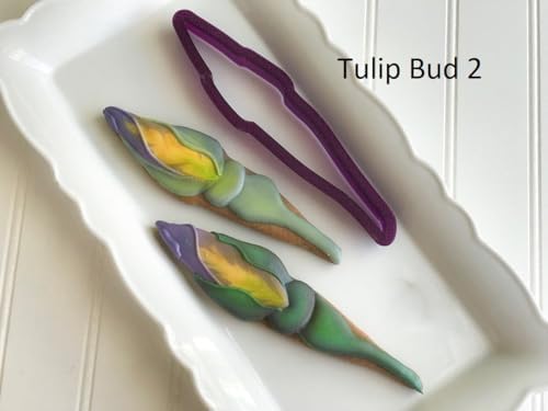 Cute Floured Canvas Tulip Bouquet Cookie Cutter