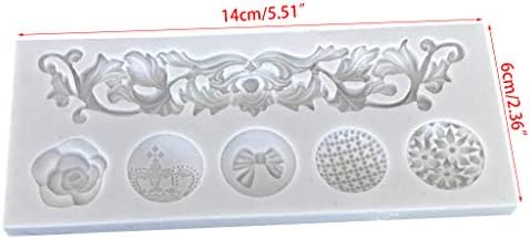 Sugarcraft Embossed Pattern Cookie Silicone Cutter