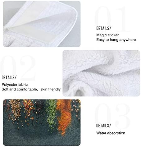 Aslsiy Retro Design Kitchen Towels Set of 2