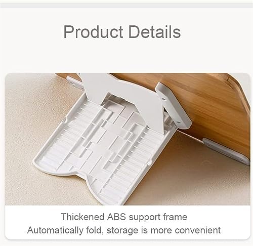 Adjustable Wood Book Stand for Reading and Cooking