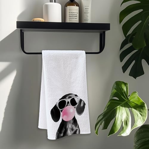 Funny Dachshund Hand Towels 16x24 Inch 1