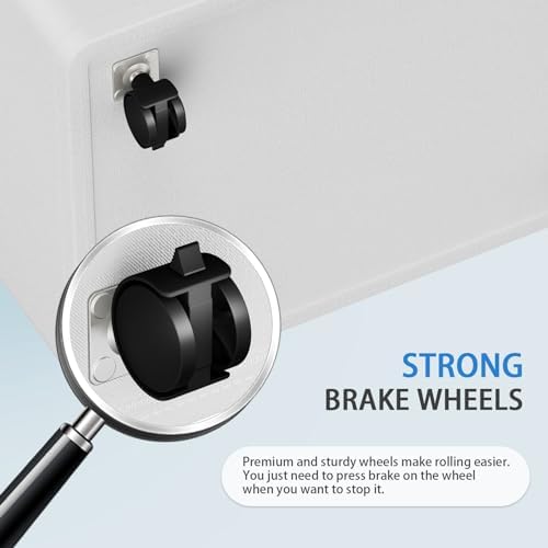 HomeHacks 75L Rolling Laundry Basket with Wheels 1