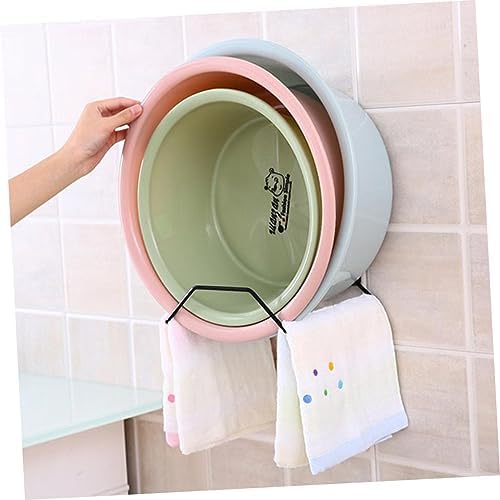 Jojofuny Strong Adhesive Bathtub Hooks for Smooth Surfaces Black