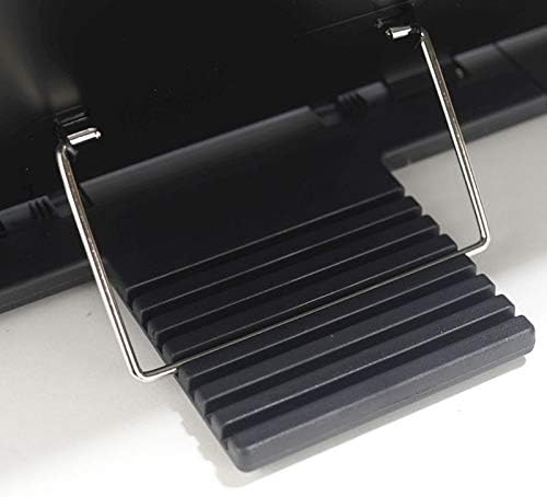 Book Stand Frame Desk Holder with Adjustable Grooves and Tablet Support
