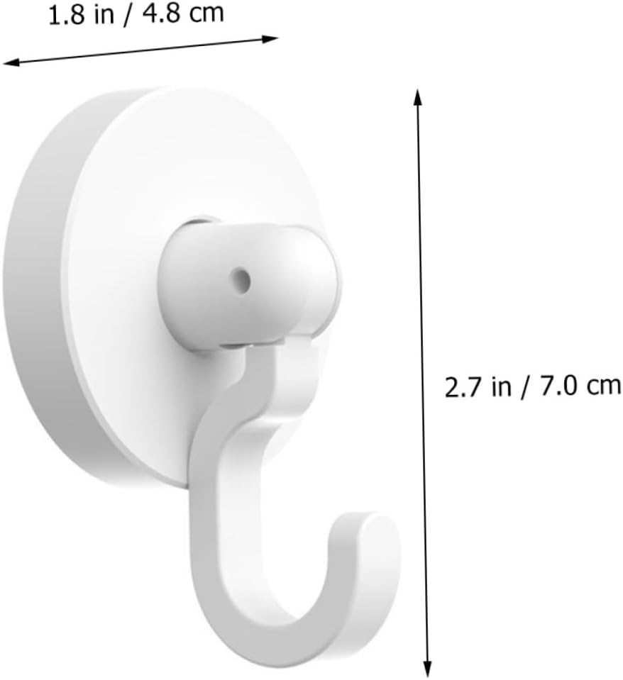 Healifty 3Pcs Self Adhesive Wall Hooks for Bathroom and Kitchen 1