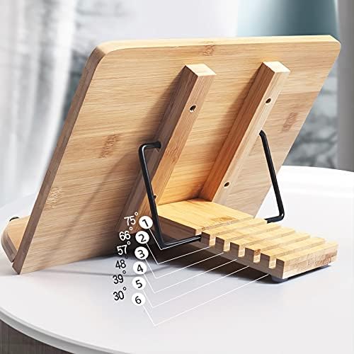 Yuidaaavzz Foldable Book Stand for Reading