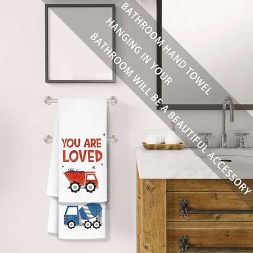 Jvpke Truck Kids Bath Towels Set of 4 16x24