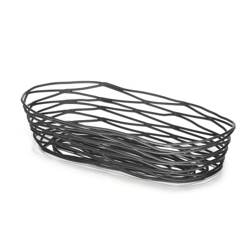 TableCraft BK11709 Black Metal Basket 9x4x2