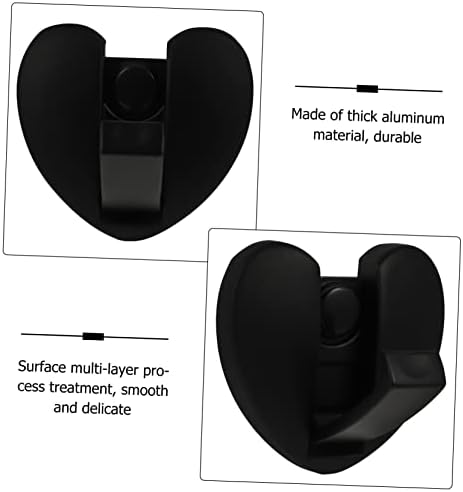 MAGICLULU Gold Heart Shape Wall Mounted Coat Hooks
