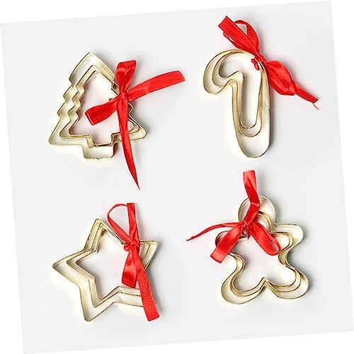 Ciieeo 3 Pcs Metal Cookie Cutters