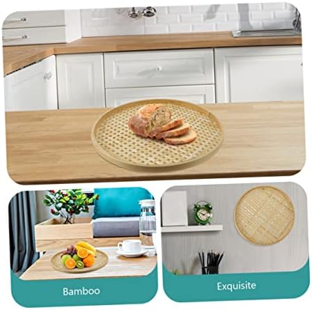 BEBEMOKO Bamboo Sieve Colander Storage Basket