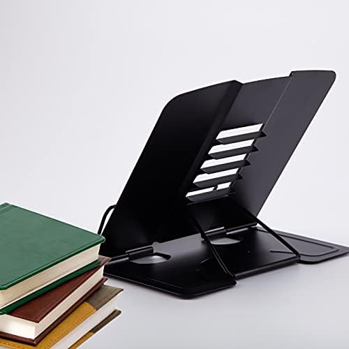 Adjustable Book Stand for Kitchen and Office Reading Black