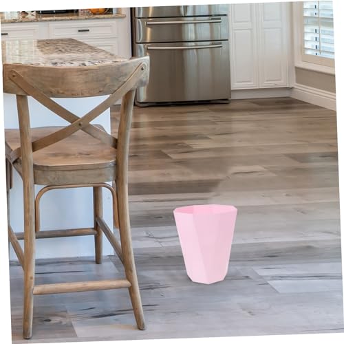 MAGICLULU 1pc Kids Room Trash Can - Simple Pink Dried Flower Bucket