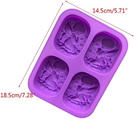 Junhcone Cookie Cutter Fondant Cake Mold Food-Grade Silicone Little Angel Christmas