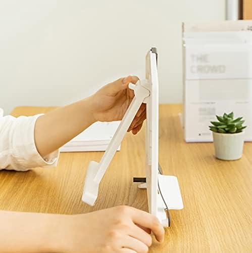 Adjustable Book Stand for Kitchen and Office White