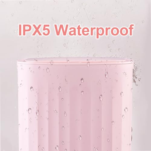 ELPHECO 35 Gallon Motion Sensor Trash Can with Lid Pink