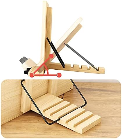 Yuidaaavzz Foldable Book Stand for Reading Bed Kitchen Office Use