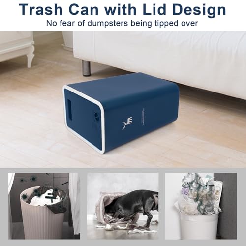 XPIY 2 Pack 4 Gallon Kitchen Trash Cans with Press Top Lid