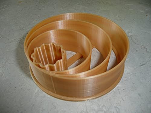 Circle Pattern Concha Cookie Cutters Set of 2 Sizes