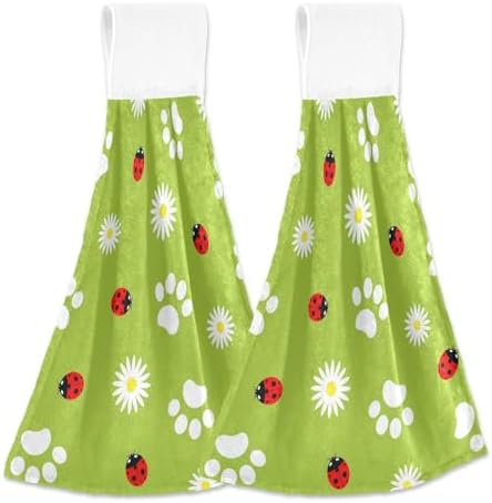 OTVEE Paws and Ladybirds Kitchen Towels 2 Piece