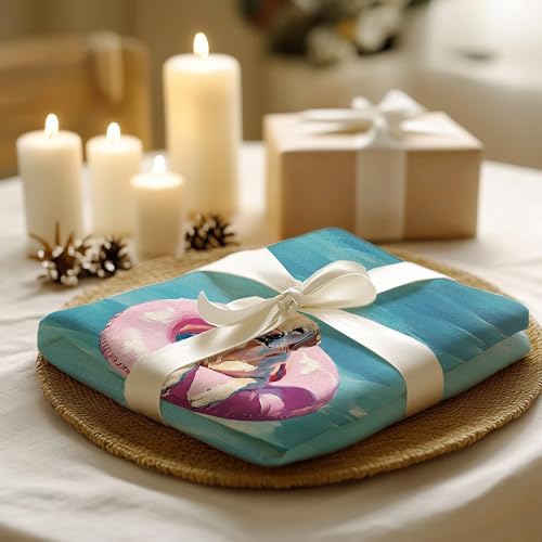 Labrador Retriever Pattern Flannel Hand Towels 16x24 Inch