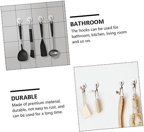 3pcs Home Hooks Removable Wall Hooks for Towels and Kitchen Items