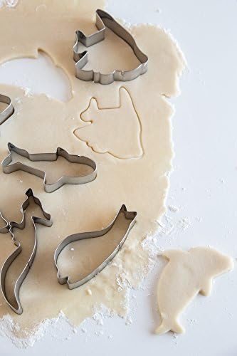 Fox Run Marine Life Cookie Cutters Set - Metallic